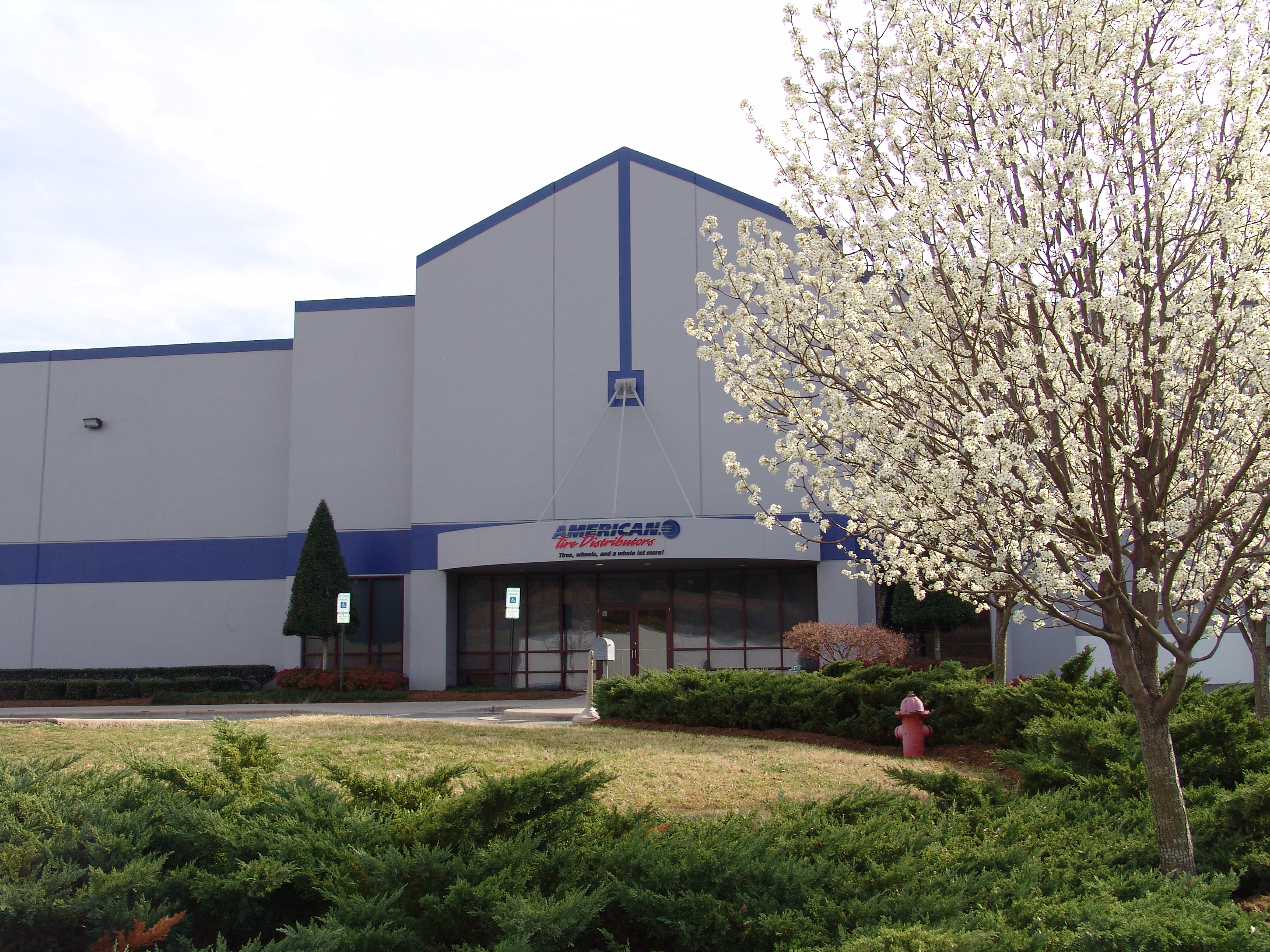 A shot of the American building in the Spring